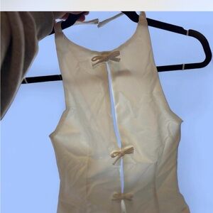 Zara Cream top with Bows